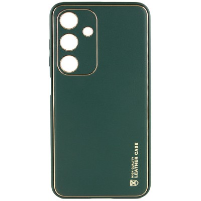 Шкіряний чохол Xshield для Samsung Galaxy A25 5G Зелений / Army green Шкіряний чохол Xshield для Samsung Galaxy A25 5G Зелений / Army green