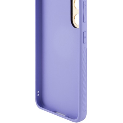Шкіряний чохол Xshield для Samsung Galaxy A35 Бузковий / Dasheen