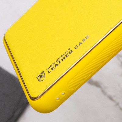 Шкіряний чохол Xshield для Samsung Galaxy A55 Жовтий / Yellow