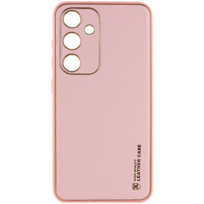 Шкіряний чохол Xshield для Samsung Galaxy A55 Рожевий / Pink
