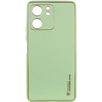 Шкіряний чохол Xshield для Xiaomi Redmi 13C / Poco C65 Зелений / Pistachio