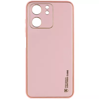 Шкіряний чохол Xshield для Xiaomi Redmi 13C / Poco C65 Рожевий / Pink