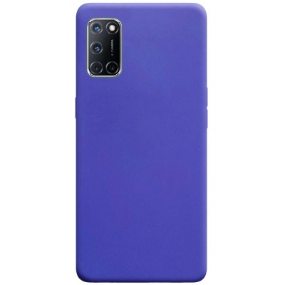Силиконовый чехол Candy для Oppo A76 4G Сиреневый - 0