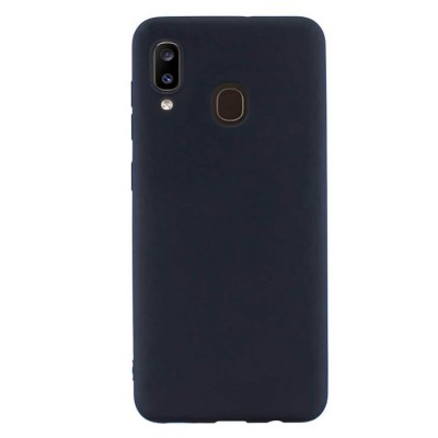 Силиконовый чехол Candy для Samsung Galaxy A10s / M01s Черный - 1