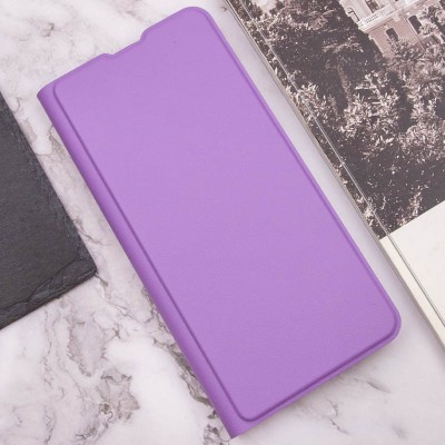 Шкіряний чохол книжка GETMAN Elegant (PU) для Xiaomi Redmi Note 13 Pro 4G / Poco M6 Pro 4G Бузковий