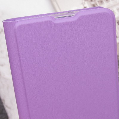 Шкіряний чохол книжка GETMAN Elegant (PU) для Xiaomi Redmi Note 13 Pro 4G / Poco M6 Pro 4G Бузковий