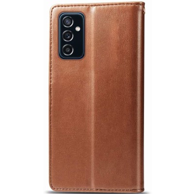 Шкіряний чохол книжка GETMAN Gallant (PU) для Samsung Galaxy A25 5G Коричневий