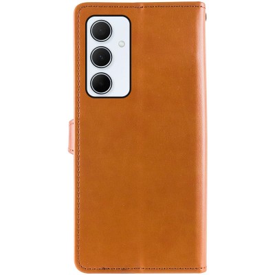 Шкіряний чохол книжка GETMAN Gallant (PU) для Samsung Galaxy A55 Коричневий