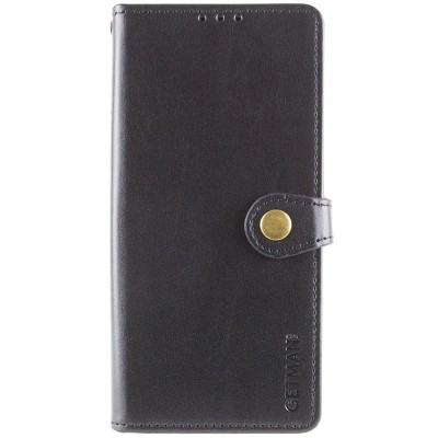 Шкіряний чохол книжка GETMAN Gallant (PU) для Xiaomi Redmi Note 13 Pro 4G / Poco M6 Pro 4G Чорний