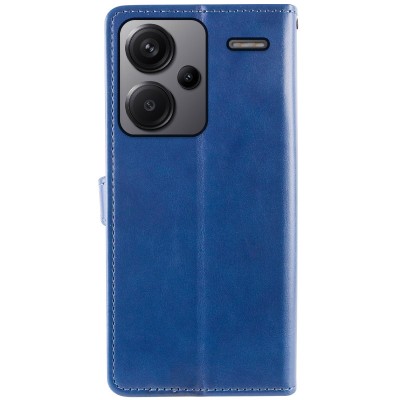 Шкіряний чохол книжка GETMAN Gallant (PU) для Xiaomi Redmi Note 13 Pro+ Синій