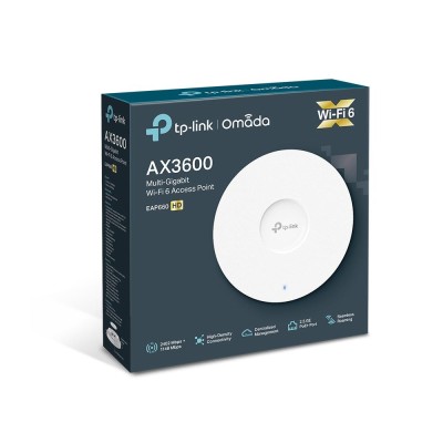 Мережеве обладнання, Точка доступу 3600MBPS OMADA EAP660 HD TP-LINK Мережеве обладнання, Точка доступу 3600MBPS OMADA EAP660 HD TP-LINK