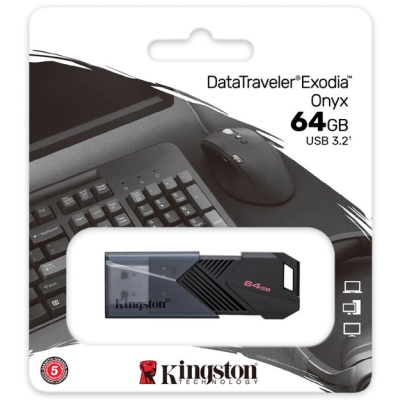 флеш-драйв KINGSTON DT Exodia ONYX 64GB USB 3.2