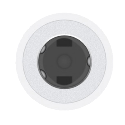USB кабель адаптер Apple Lightning To 3.5mm Headphones MMX62ZM/A (for IPhone 7) White