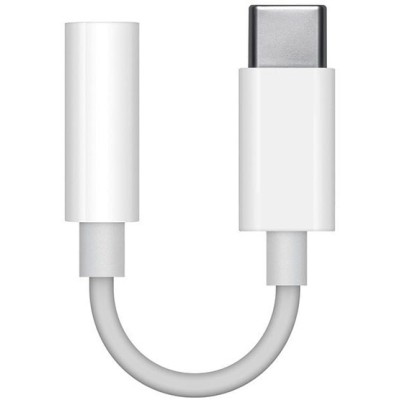 USB кабель адаптер Apple USB-C to 3.5 mm Headphone Jack Adapter (MU7E2)