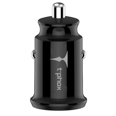 авто зарядка T-PHOX Charger Set 2.4A Dual+MicroUSB cable 1.2m (Чорний) авто зарядка T-PHOX Charger Set 2.4A Dual+MicroUSB cable 1.2m (Чорний)
