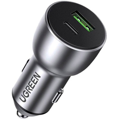 Автомобільний Зарядний пристрій UGREEN CD213 42.5W Car Charger Alu Case (60980) Dark Blue Автомобільний Зарядний пристрій UGREEN CD213 42.5W Car Charger Alu Case (60980) Dark Blue