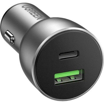 Автомобільний Зарядний пристрій UGREEN CD213 42.5W Car Charger Alu Case (60980) Dark Blue Автомобільний Зарядний пристрій UGREEN CD213 42.5W Car Charger Alu Case (60980) Dark Blue