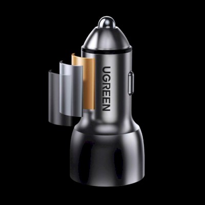 Автомобільний Зарядний пристрій UGREEN CD213 42.5W Car Charger Alu Case (60980) Dark Blue Автомобільний Зарядний пристрій UGREEN CD213 42.5W Car Charger Alu Case (60980) Dark Blue