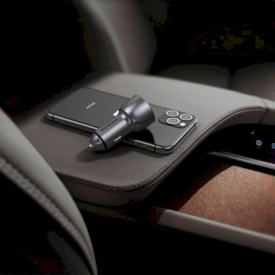 Автомобільний Зарядний пристрій UGREEN CD213 42.5W Car Charger Alu Case (60980) Dark Blue Автомобільний Зарядний пристрій UGREEN CD213 42.5W Car Charger Alu Case (60980) Dark Blue