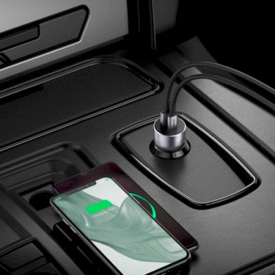 Автомобільний Зарядний пристрій UGREEN CD213 42.5W Car Charger Alu Case (60980) Dark Blue Автомобільний Зарядний пристрій UGREEN CD213 42.5W Car Charger Alu Case (60980) Dark Blue