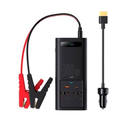 Автомобільний інвертор Baseus IGBT Power Inverter 300W (220V CN/EU) (CGNB010101)