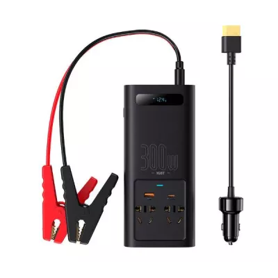 Автомобільний інвертор Baseus IGBT Power Inverter 300W (220V CN/EU) (CGNB010101)