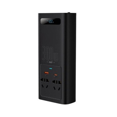 Автомобільний інвертор Baseus IGBT Power Inverter 300W (220V CN/EU) (CGNB010101)