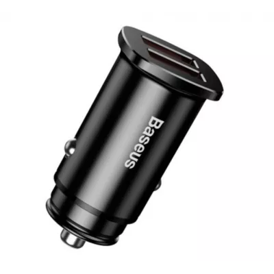 АЗП 2USB Baseus Square Metal QC 30W (CCALL-DS01) Black