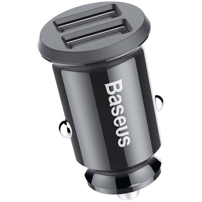 АЗП Baseus 2USB Grain (3.1A) (CCALL-ML01) Black АЗП Baseus 2USB Grain (3.1A) (CCALL-ML01) Black