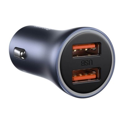 АЗП Baseus Baseus Golden Contactor Pro 40W 2USB (with Cable Type-C 5A (1m)) TZCCJD-A0G dark gray