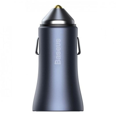 АЗП Baseus Golden Contactor Pro Dual Quick Charger Car Charger U+U 40W (CCJD-A0G) Dark Gray АЗП Baseus Golden Contactor Pro Dual Quick Charger Car Charger U+U 40W (CCJD-A0G) Dark Gray
