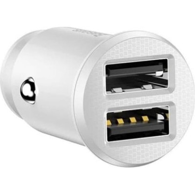 АЗП Baseus Grain Metal 3.1A/2USB (CCALL-ML02) White АЗП Baseus Grain Metal 3.1A/2USB (CCALL-ML02) White