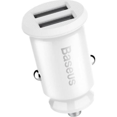 АЗП Baseus Grain Metal 3.1A/2USB (CCALL-ML02) White АЗП Baseus Grain Metal 3.1A/2USB (CCALL-ML02) White