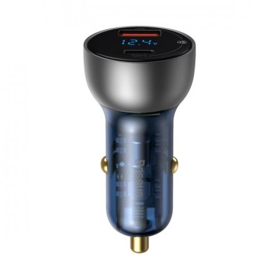 АЗП Baseus Particular Digital Display PPS Dual Quick Charger 65W USB + Type-C CCKX-C0A Black