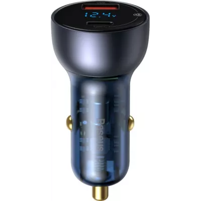 АЗП Baseus Particular Digital Display PPS Dual Quick Charger 65W USB + Type-C CCKX-C0G (gray)