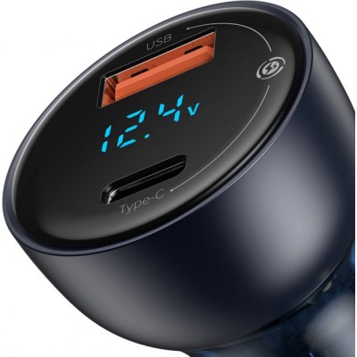 АЗП Baseus Particular Digital Display PPS Dual Quick Charger 65W USB + Type-C CCKX-C0G (gray) АЗП Baseus Particular Digital Display PPS Dual Quick Charger 65W USB + Type-C CCKX-C0G (gray)
