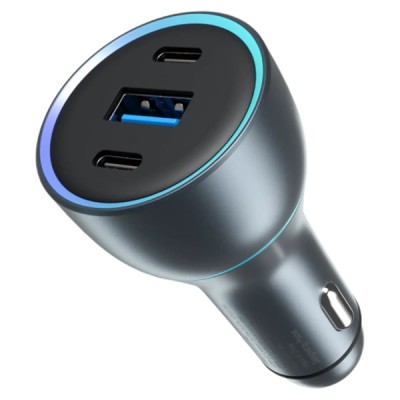АЗП Proove Super Charge 130W (2 Type-C + USB) (ACSC13120004) Metal Gray