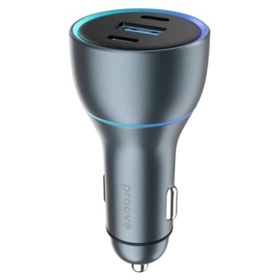 АЗП Proove Super Charge 130W (2 Type-C + USB) (ACSC13120004) Metal Gray