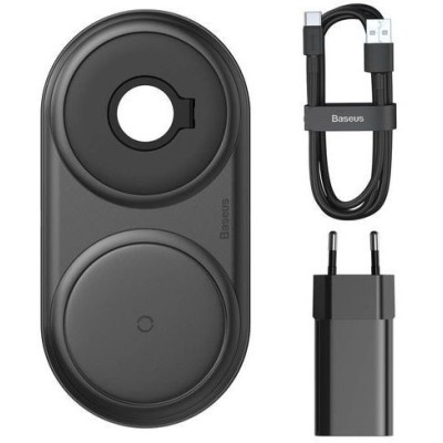 Бездротовий зарядний пристрій Baseus Planet 2in1 WXPL-B01