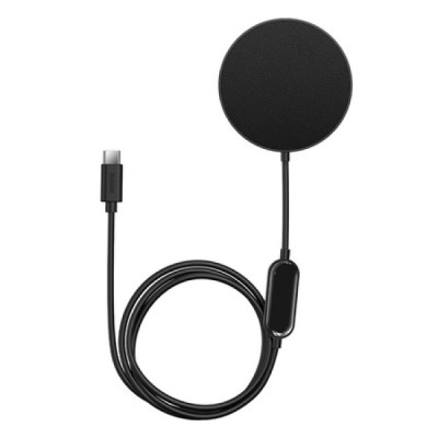Бездротовий зарядний пристрій Baseus Simple Mini2 Magnetic Wireless Charger 15W (for iP 12/13) (CCJJ010001) Black