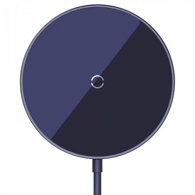 Бездротовий зарядний пристрій Baseus Simple Mini3 Magnetic Wireless Charger 15W (CCJJ040205) Purple