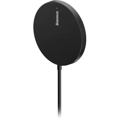 Бездротовий Зарядний пристрій Baseus Simple Mini3 Magnetic Wireless Charger 15W CCJJ040001 black