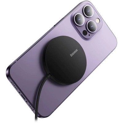 Бездротовий Зарядний пристрій Baseus Simple Mini3 Magnetic Wireless Charger 15W CCJJ040001 black Бездротовий Зарядний пристрій Baseus Simple Mini3 Magnetic Wireless Charger 15W CCJJ040001 black