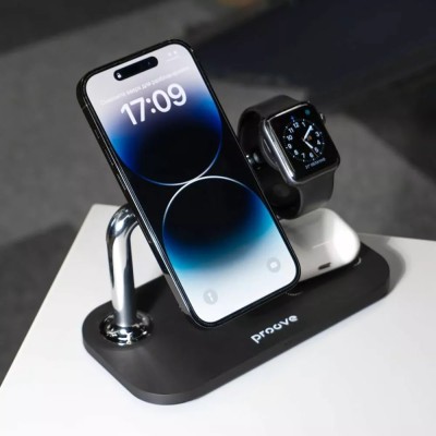 Бездротовий зарядний пристрій Proove Magnetic Field 3 in 1 (WSMF15010001) Black
