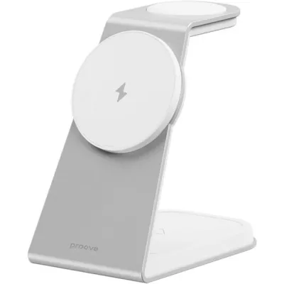 Бездротовий зарядний пристрій Proove Omni Power 3 in 1 (WSOP15020002) white
