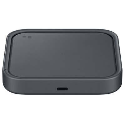 Бездротовий зарядний пристрій SAMSUNG 15W Wireless Charger Pad w/o TA EP-P2400BBEGEU / Сірий