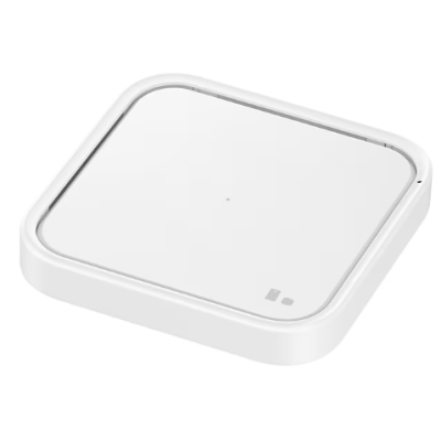 Бездротовий зарядний пристрій SAMSUNG 15W Wireless Charger Pad w/o TA EP-P2400BWEGEU / Білий