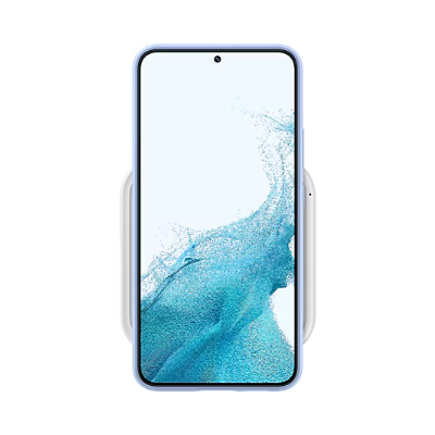 Бездротовий зарядний пристрій SAMSUNG 15W Wireless Charger Pad w/o TA EP-P2400BWEGEU / Білий