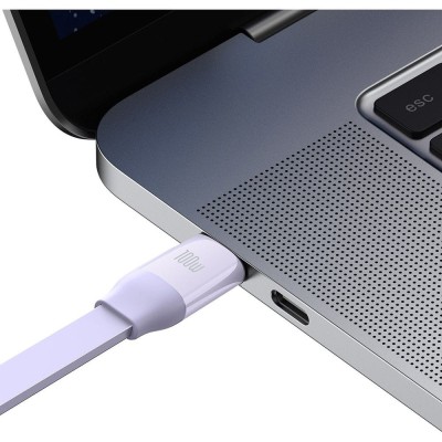 Кабель Baseus Bright Mirror 2 Series 3-in-1 (Micro USB+Lightning+Type-C) 100W (1.1m) CAMJ010205 Purple