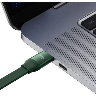 Кабель Baseus Bright Mirror 2 Series 3-in-1 (Micro USB+Lightning+Type-C) 100W (1.1m) Green